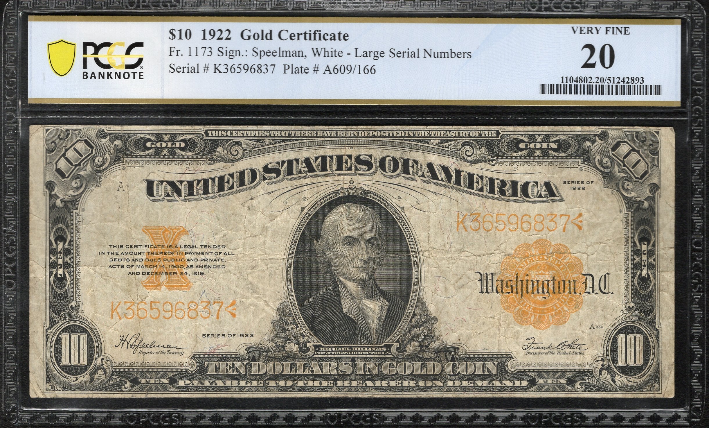 Gold Certificates Americana Currency