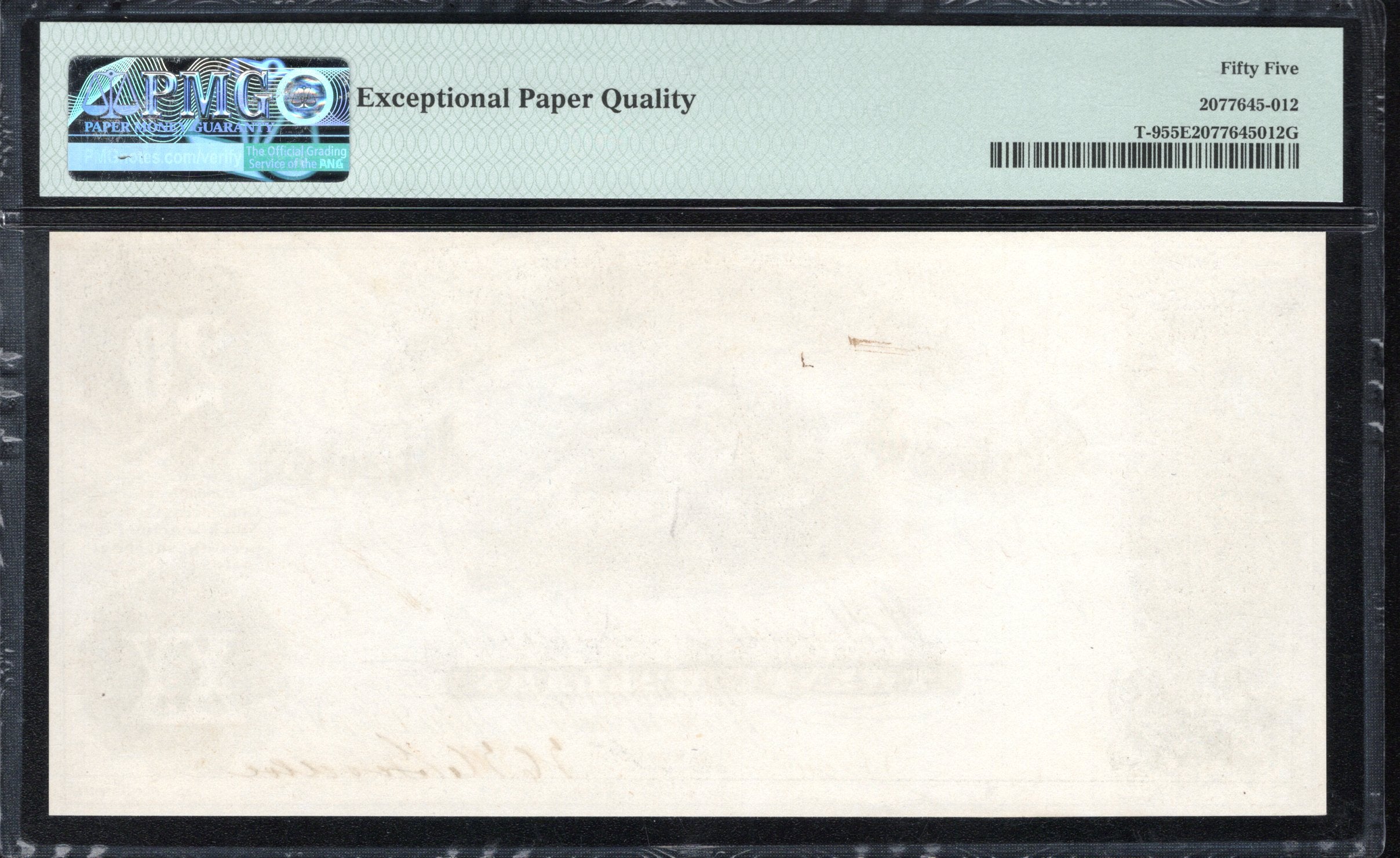 T-9 1861 $20 CONFEDERATE CURRENCY PMG 55 EPQ CIVIL WAR NOTE 19377