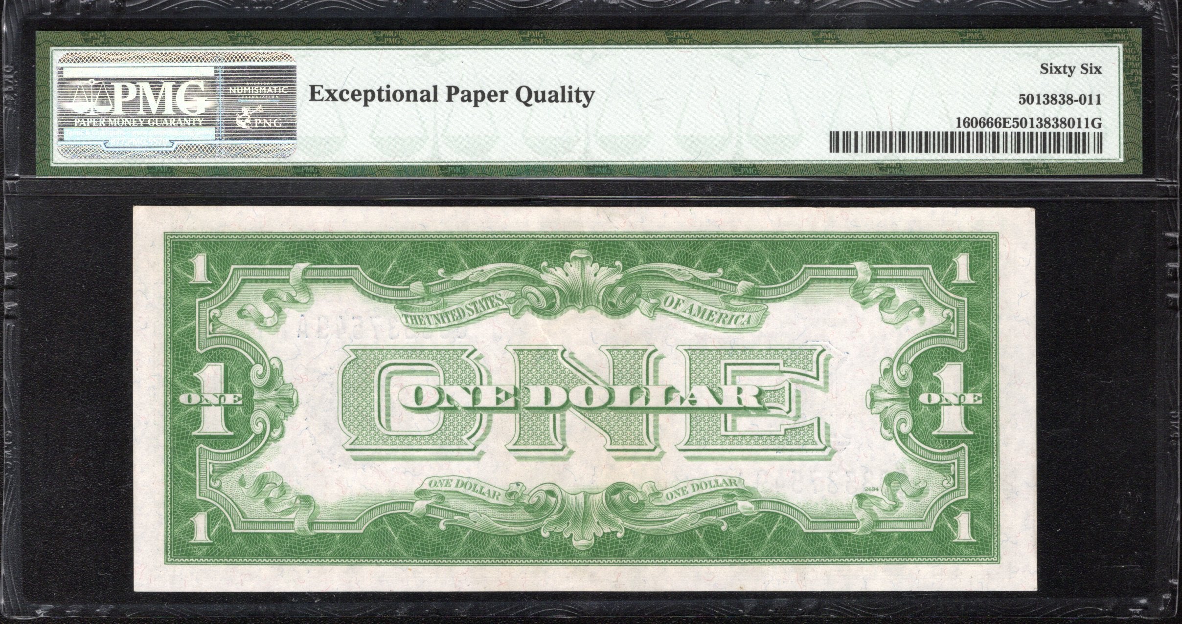 1934 $1 SILVER CERTIFICATE PMG 66 EPQ Fr 1606 37549
