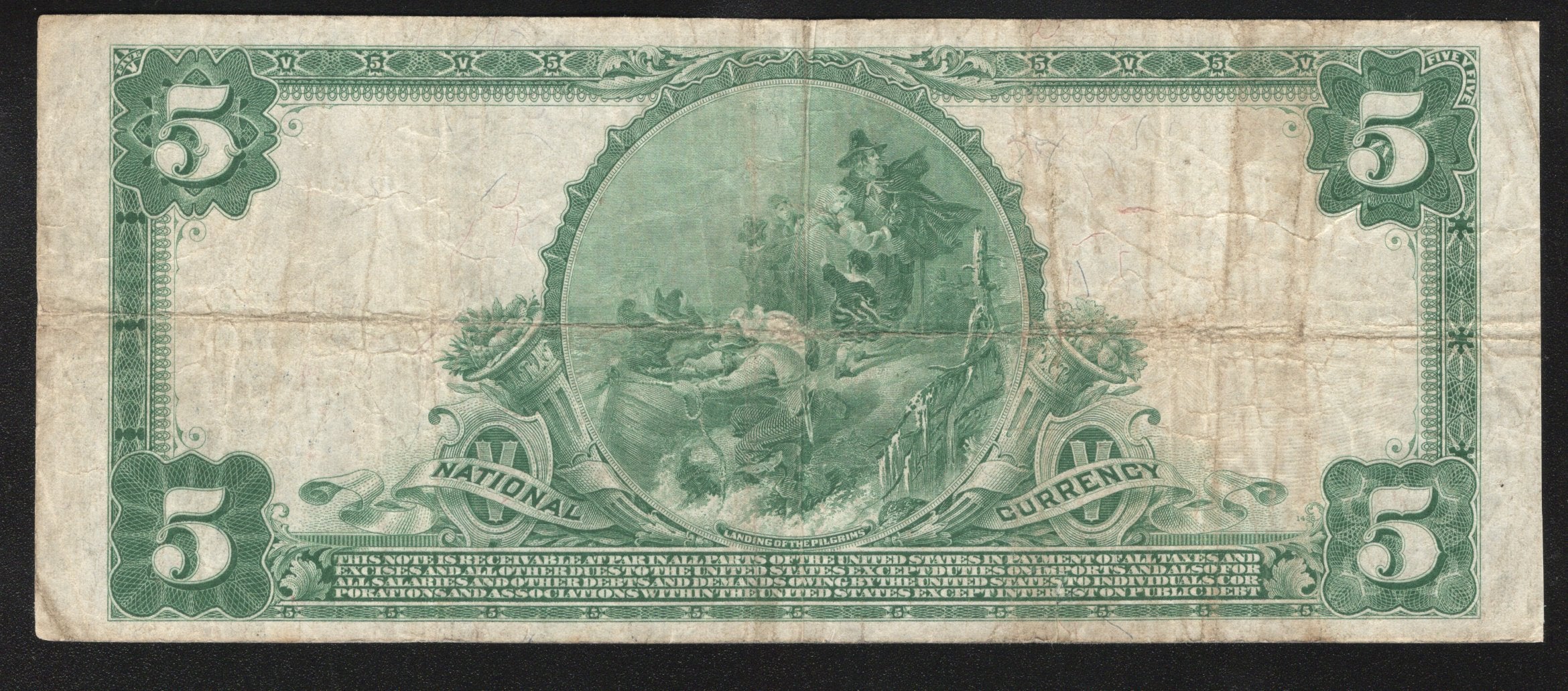 1902 $5 CHICAGO, IL NATIONAL BUILDERS BANK NATIONAL BANKNOTE