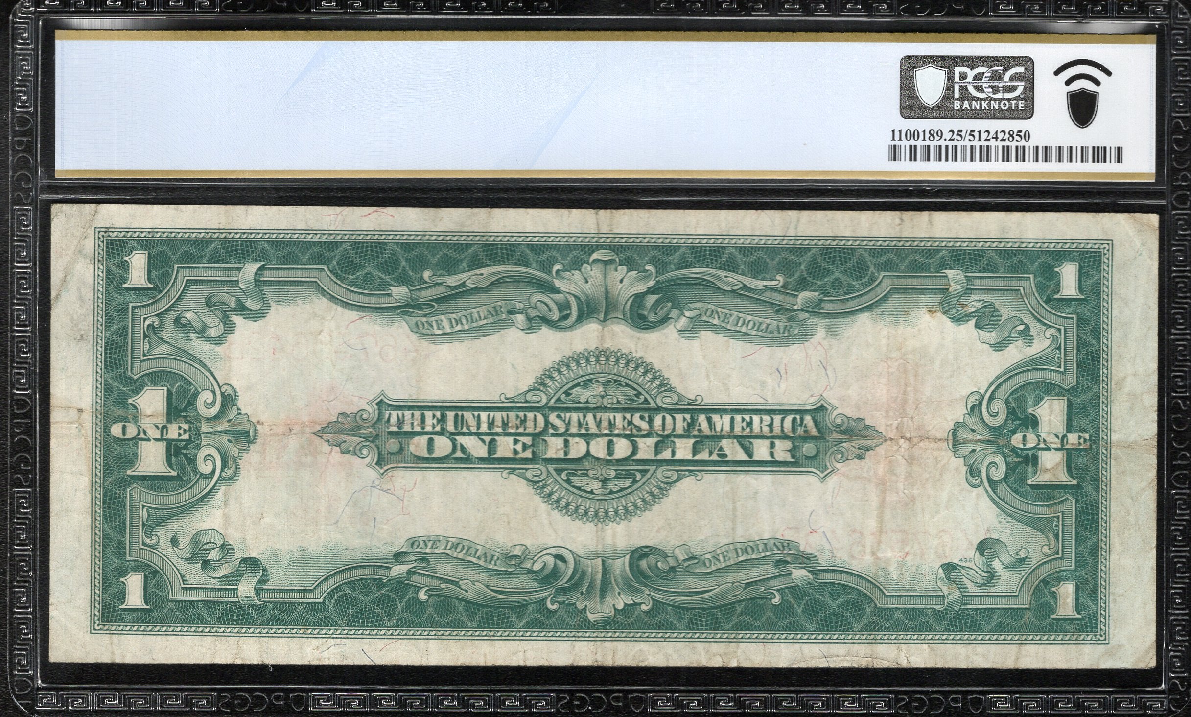 1923 $1 LEGAL TENDER NOTE PCGS 25 Fr 40 RED SEAL ONE DOLLAR BILL 53642