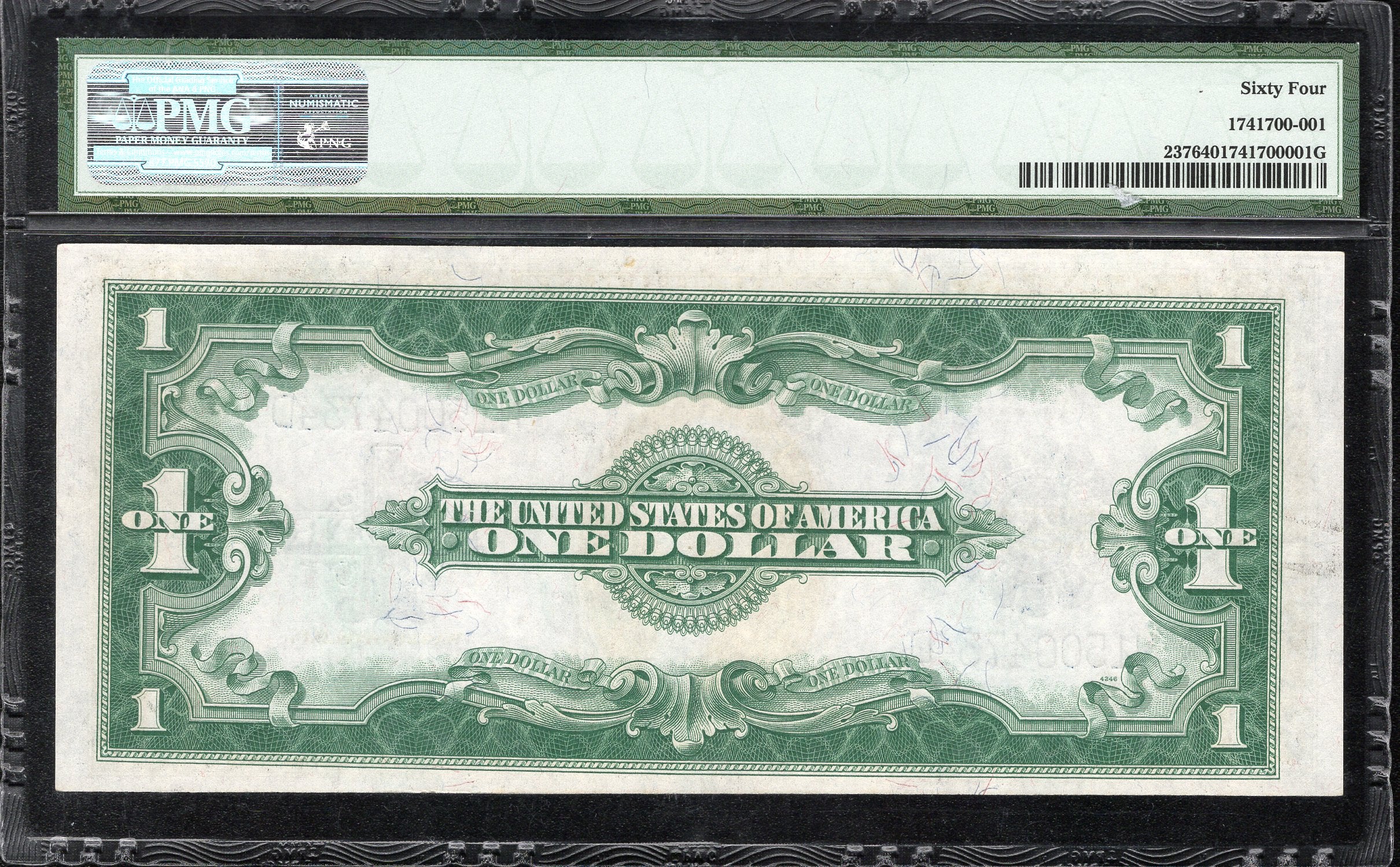 1923 $1 SILVER CERTIFICATE HORSEBLANKET PMG 64 Fr 237 04734