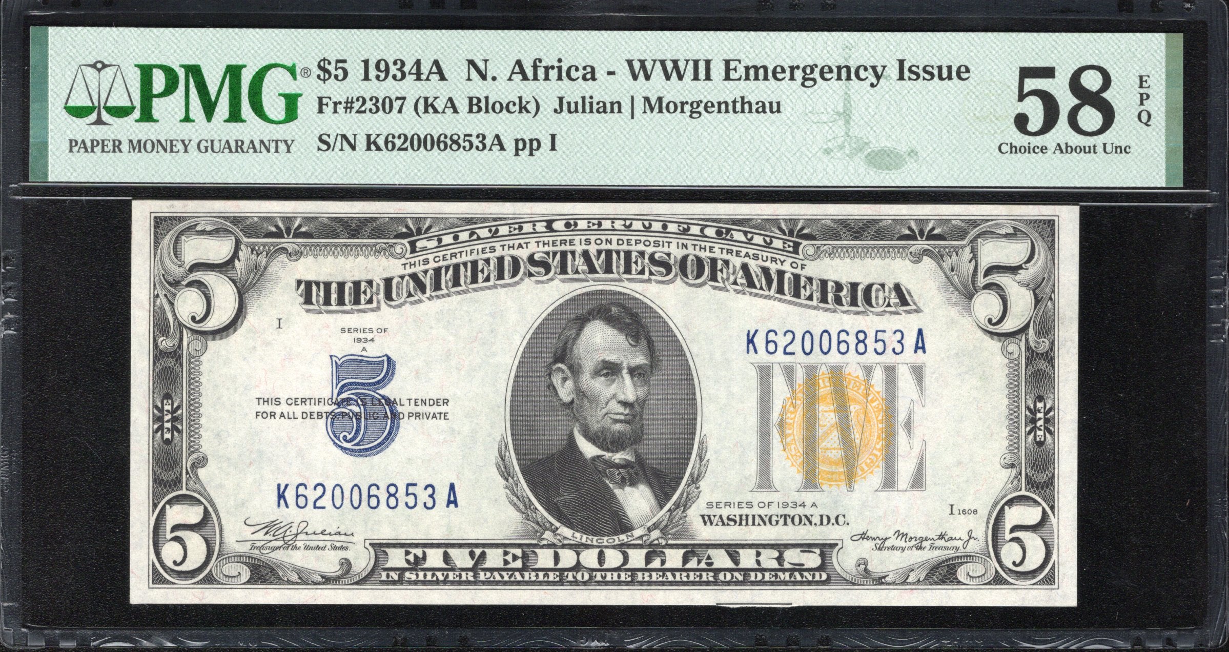 $5 Dollar Bill