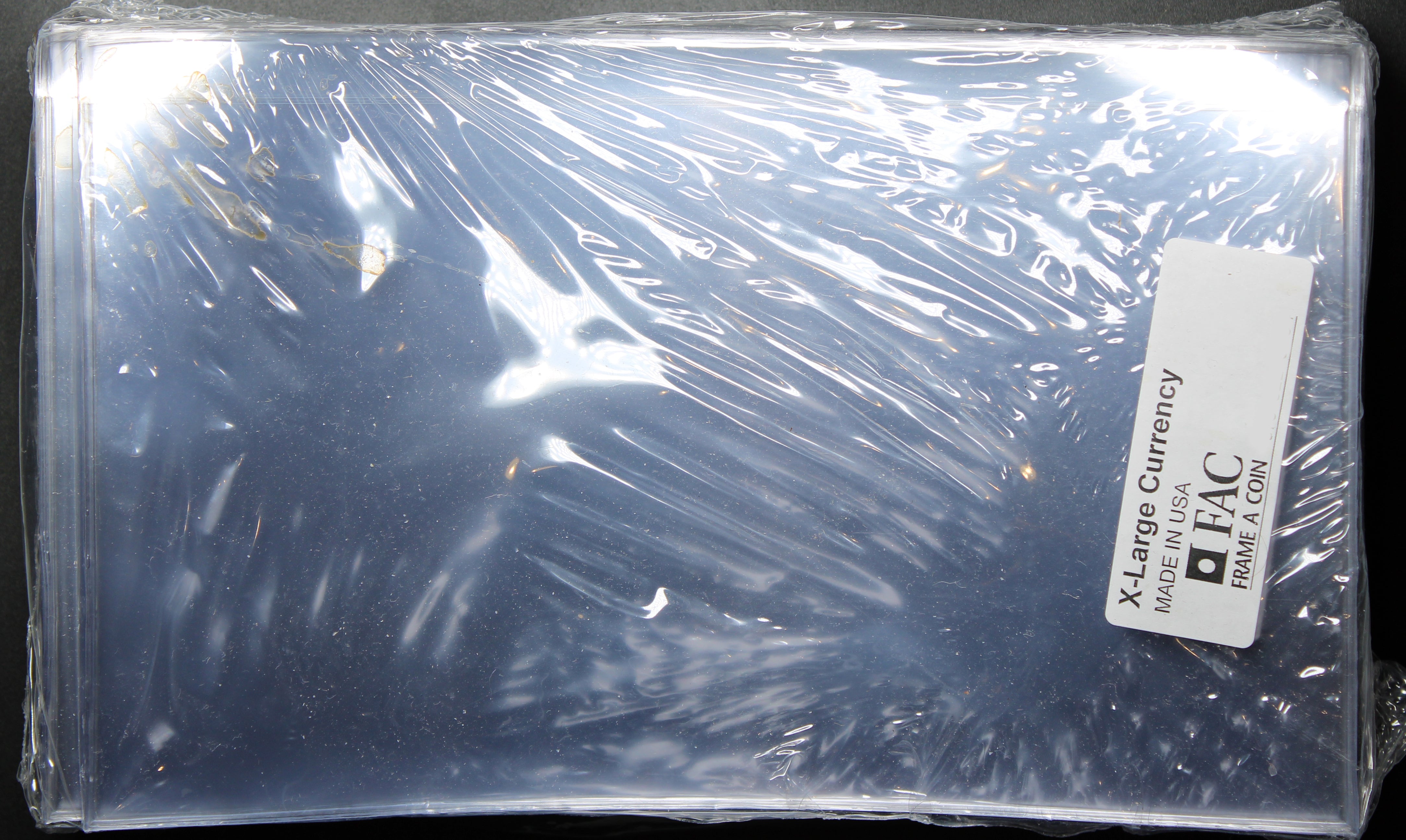 (25) GRADED CURRENCY SLEEVES  XL EXTRA LARGE PMG / PCGS / LEGACY HOLDERS