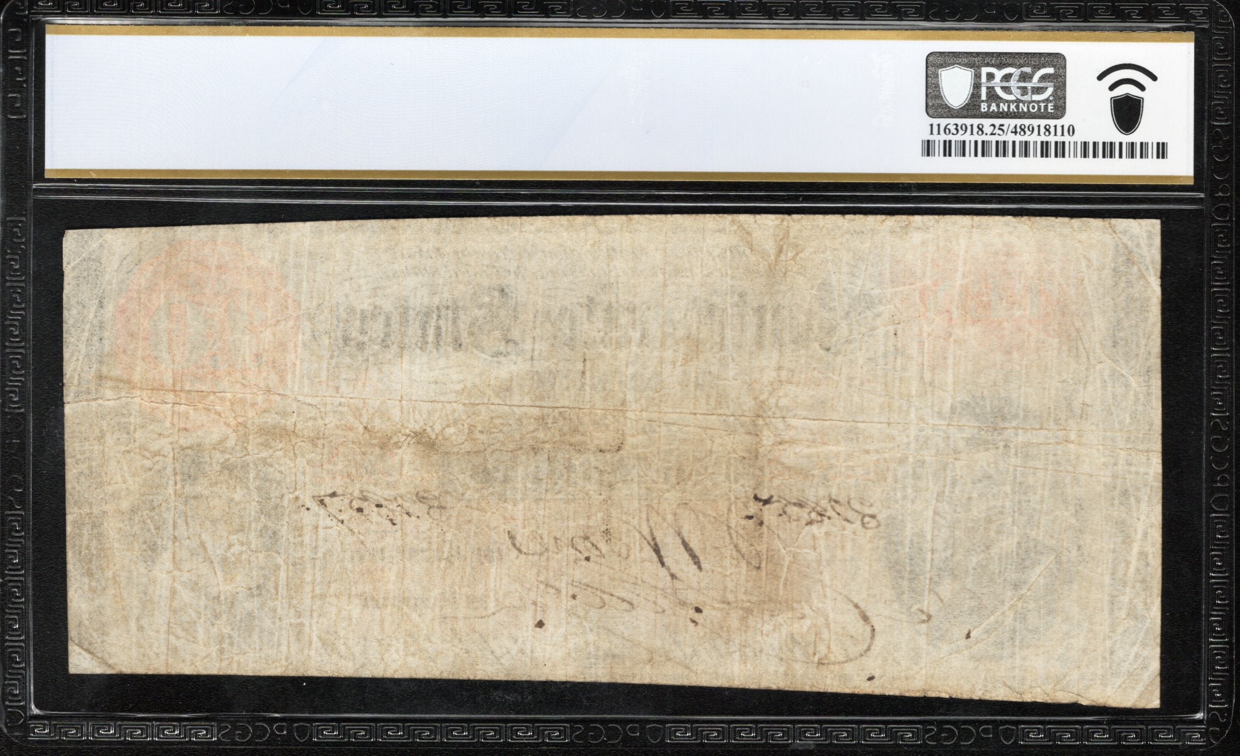 T-24 1861 $10 CONFEDERATE CURRENCY PCGS 25 CIVIL WAR BILL 32837