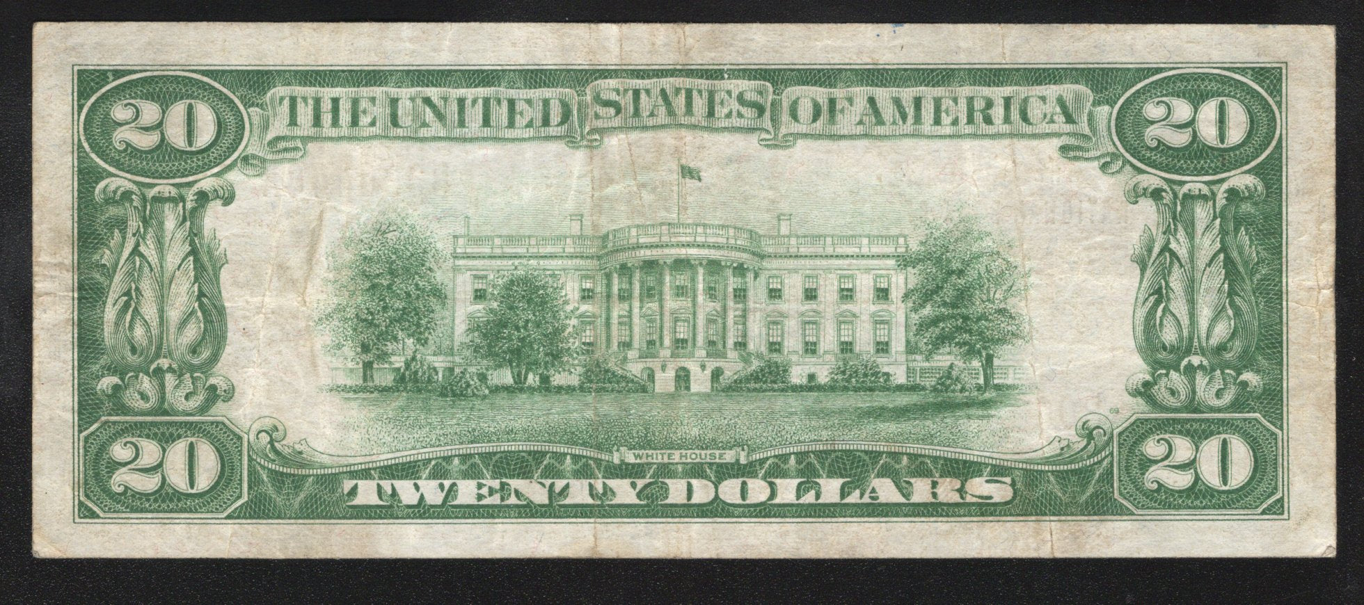 1929 $20 GREENVILLE, MS NATIONAL BANK NOTE MISSISSIPPI CURRENCY 00448