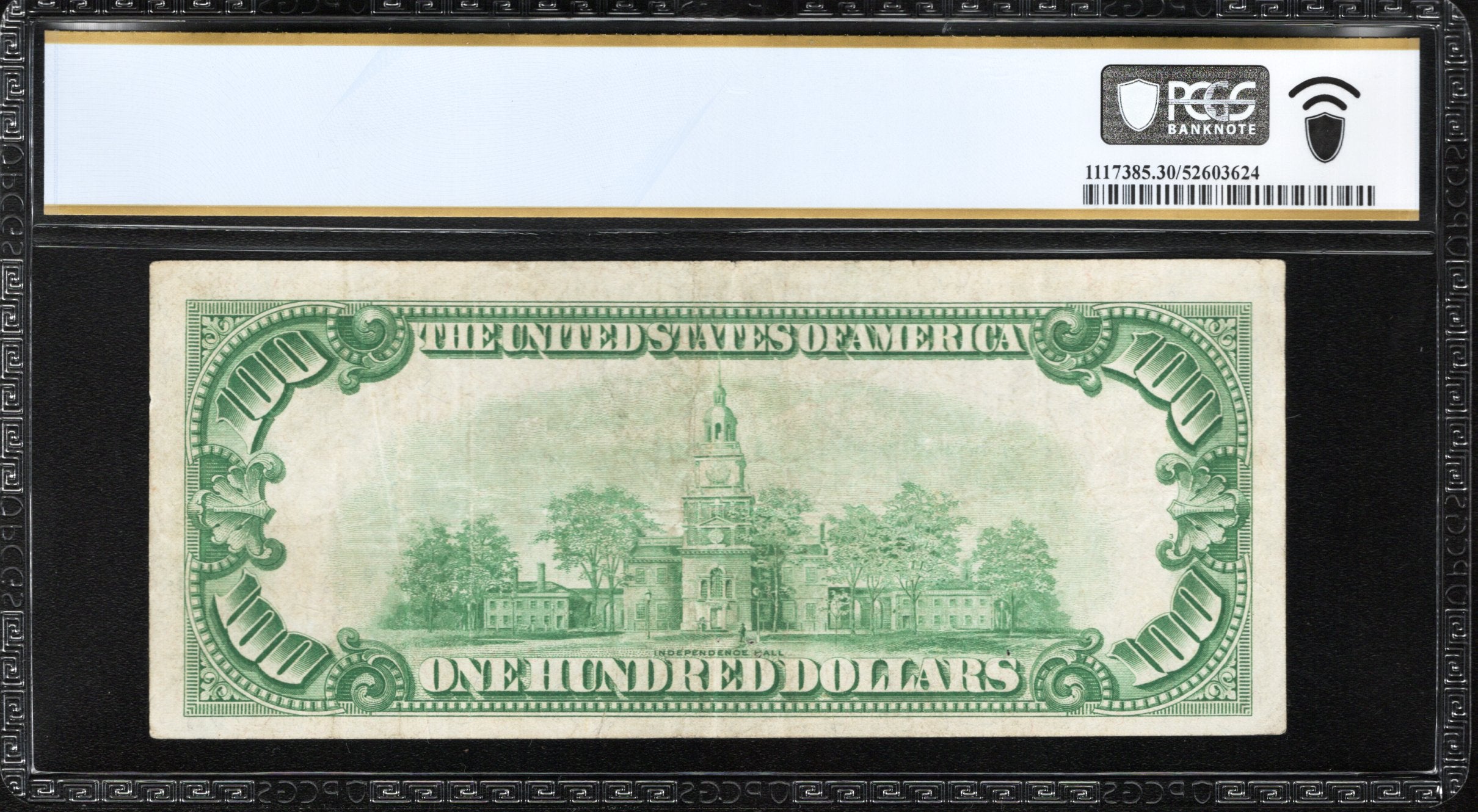1928 $100 GOLD CERTIFICATE PCGS 30 Fr 2405 73436